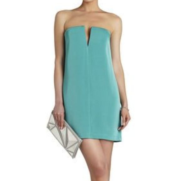 LAST CHANCE BCBGMAXAZRIA Nahara Strapless Cocktail Dress, XS, Barely Worn - Picture 1 of 6